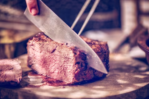 eating meat