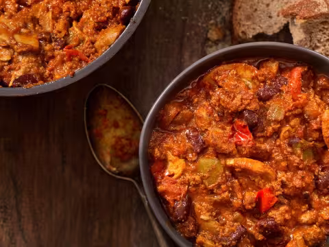 Chili à la viande et au chorizo