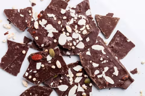 Turron au chocolat maison sans ajout de sucre