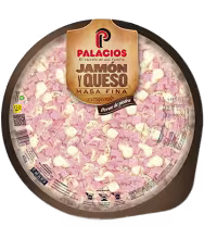 Pizza Masa Fina Jamón y Queso