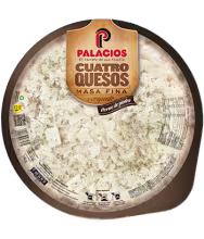 Pizza Masa Fina cuatro Quesos