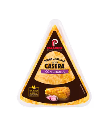 Pincho de Tortilla Receta Casera Palacios con cebolla 170gr