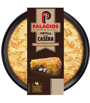 Tortilla Receta Casera Palacios con Salsa Tartufata 600gr