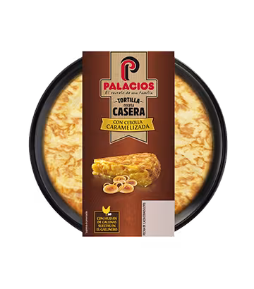 Tortilla Receta Casera Palacios con Cebolla Caramelizada 300gr
