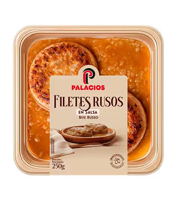 Filetes rusos en salsa
