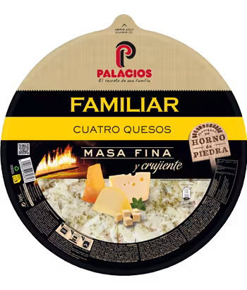 Pizza Familiar cuatro Quesos