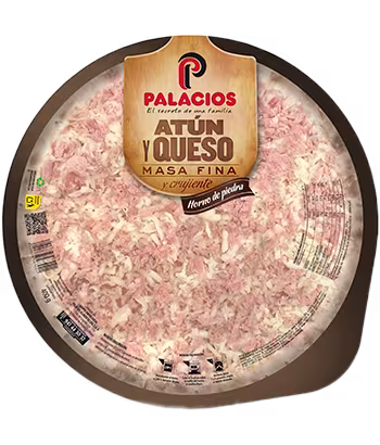 Pizza Masa Fina Atún y queso